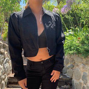 Danielle Bernstein Puff Sleeve Jacket